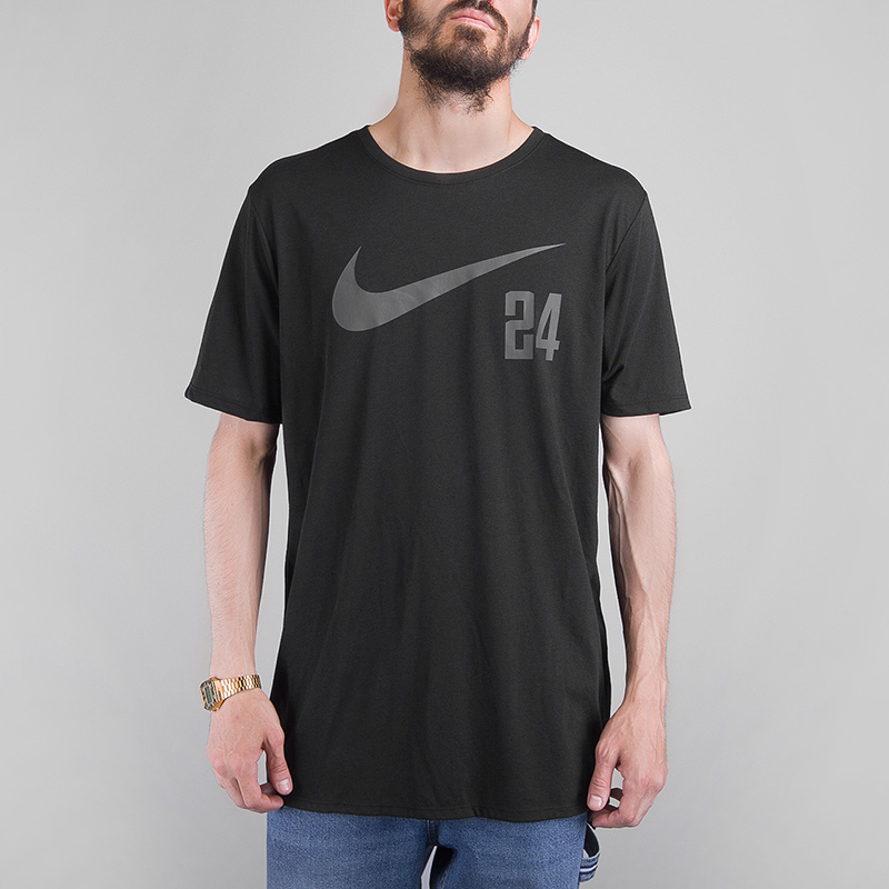 мужская черная футболка Nike DRY KOBE 857896-010 - цена, описание, фото 1