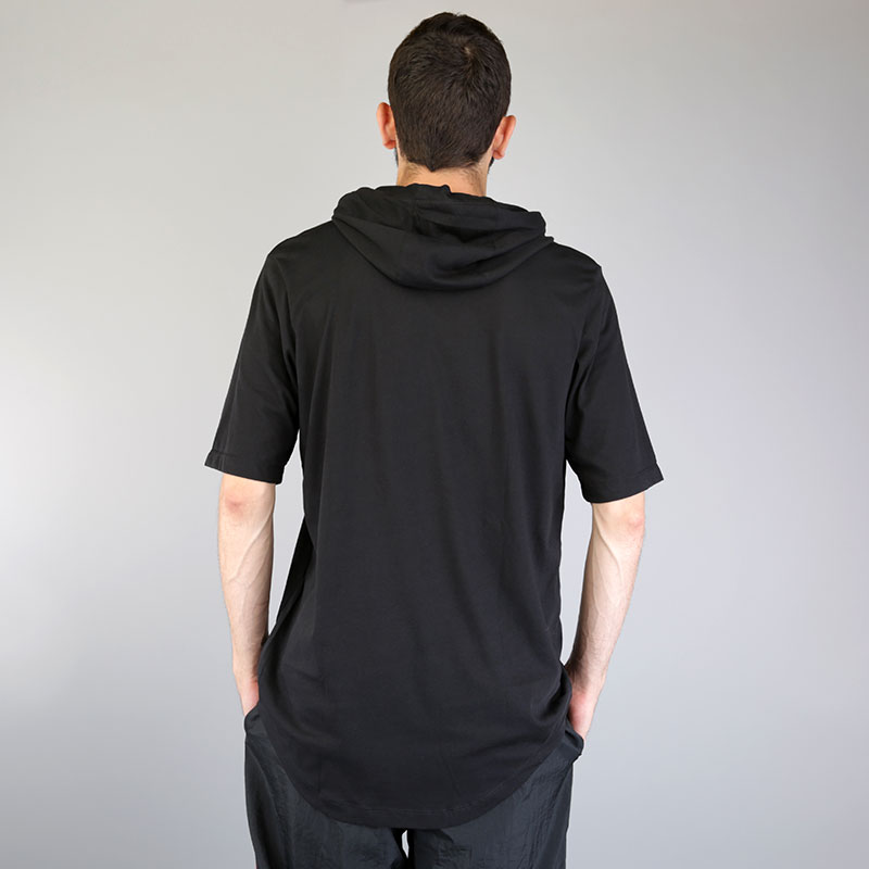 мужская черная футболка Nike M NK Dry Tee Lockup 857903-010 - цена, описание, фото 4