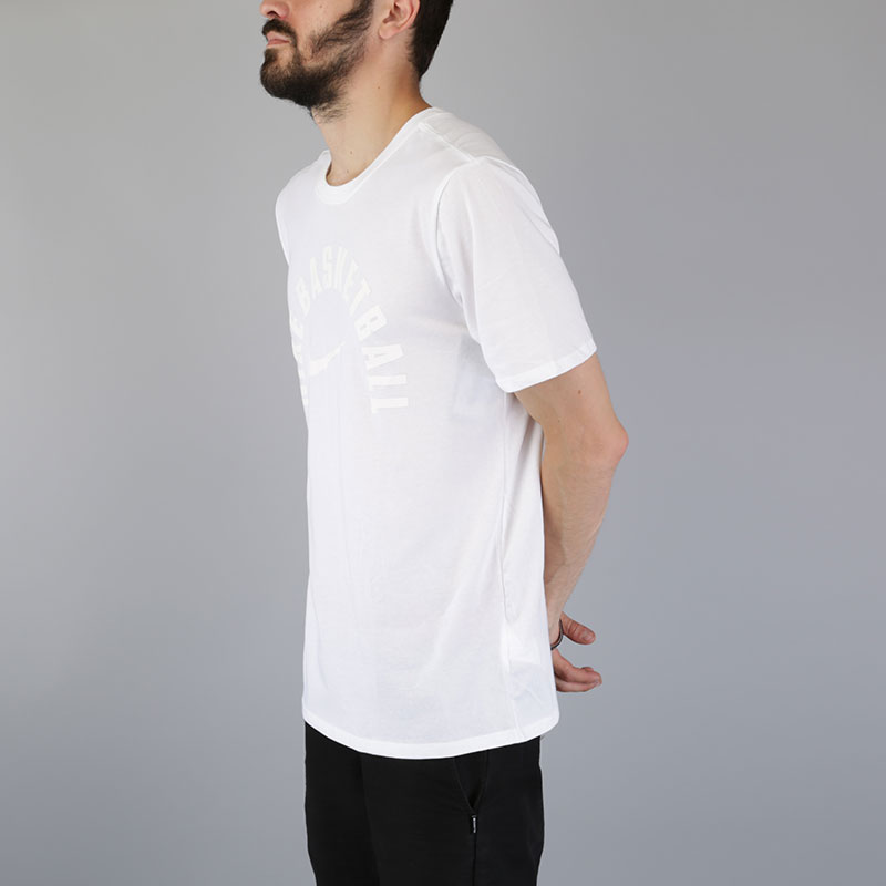 мужская белая футболка Nike Dry Tee Core Practice 857923-100 - цена, описание, фото 3