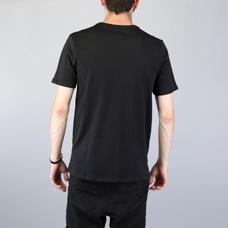 мужская черная футболка Nike Dry Tee Just Hoops 857925-010 - цена, описание, фото 3