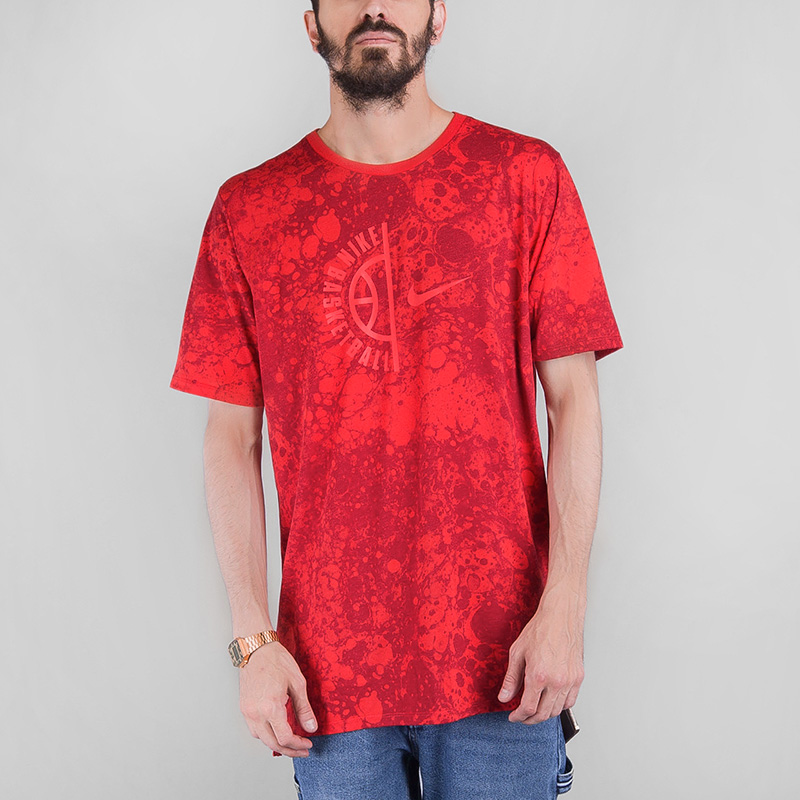 мужская красная футболка Nike DRY TEE 857930-675 - цена, описание, фото 1