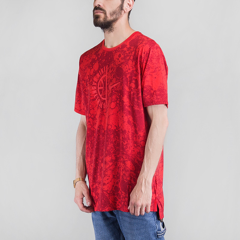 мужская красная футболка Nike DRY TEE 857930-675 - цена, описание, фото 2