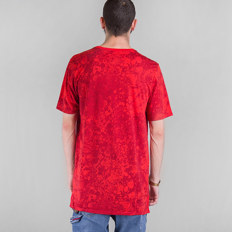 мужская красная футболка Nike DRY TEE 857930-675 - цена, описание, фото 3
