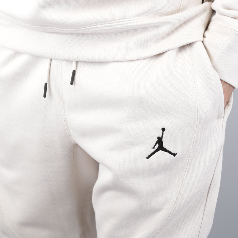 мужские бежевые брюки Jordan Wings Fleece Pant 860198-102 - цена, описание, фото 4