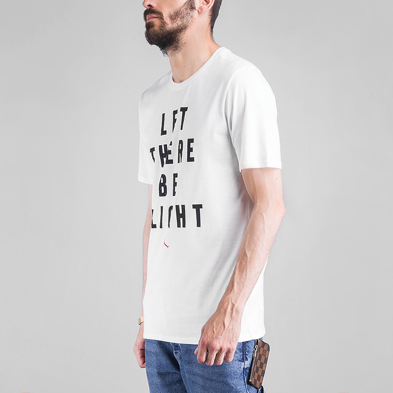 мужская белая футболка Jordan FLIGHT TEE 862433-100 - цена, описание, фото 2