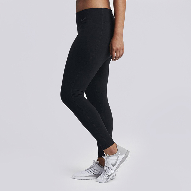 

Тайтсы Nike Power Legendary Plus Size Mid-Rise Training Tights, Черный