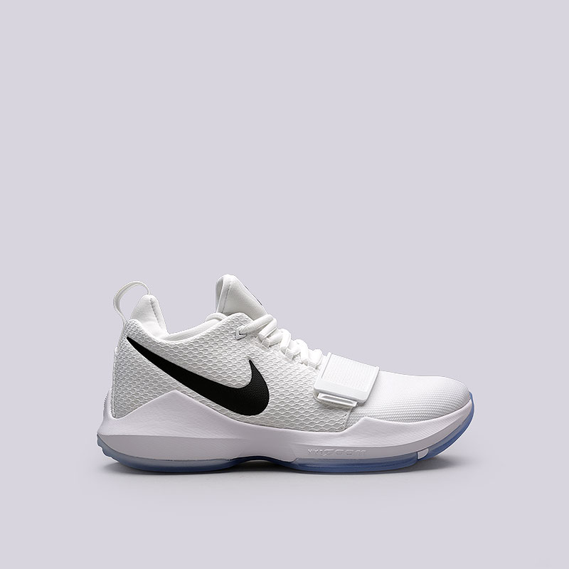 мужские белые баскетбольные кроссовки Nike PG 1 878627-100 - цена, описание, фото 1