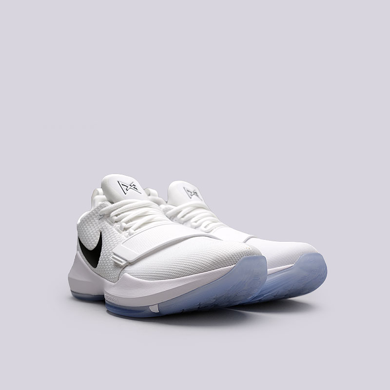 мужские белые баскетбольные кроссовки Nike PG 1 878627-100 - цена, описание, фото 3