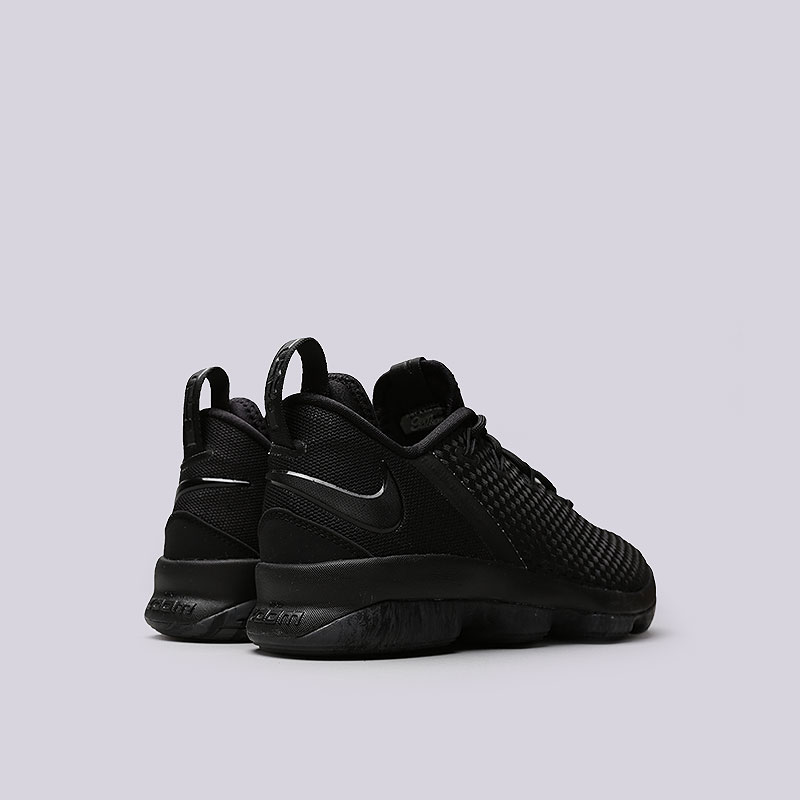 мужские черные баскетбольные кроссовки Nike Lebron XIV Low 878636-002 - цена, описание, фото 3