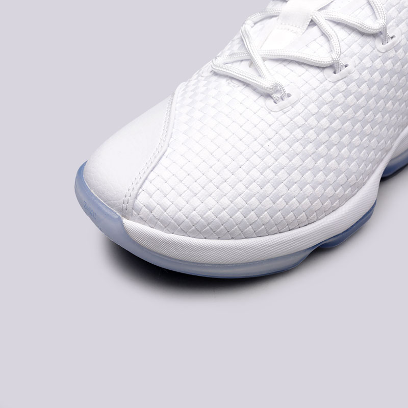 мужские белые баскетбольные кроссовки Nike Lebron XIV Low 878636-101 - цена, описание, фото 5