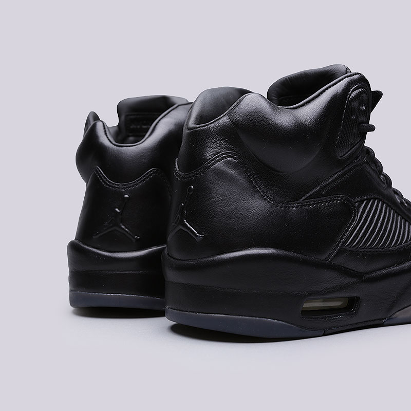 мужские черные кроссовки Jordan V Retro PRM 881432-010 - цена, описание, фото 5
