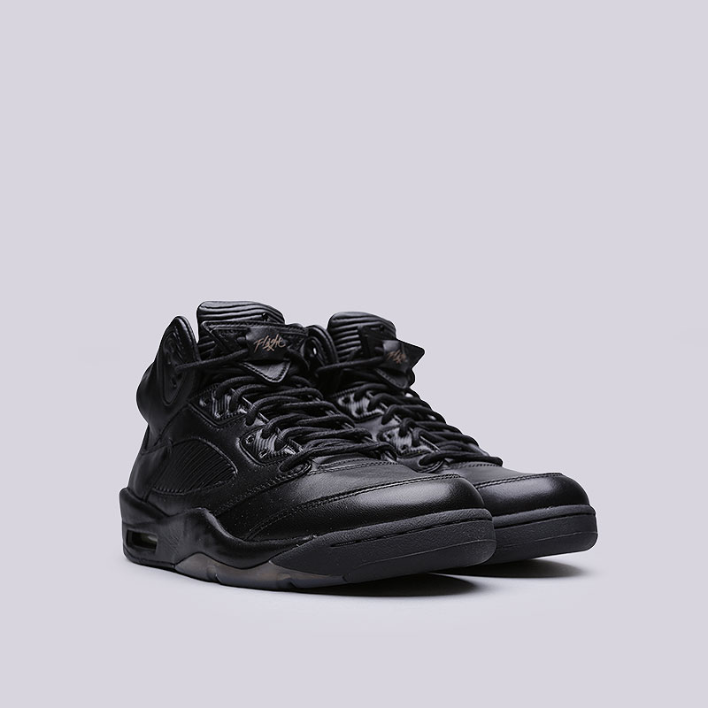 мужские черные кроссовки Jordan V Retro PRM 881432-010 - цена, описание, фото 3