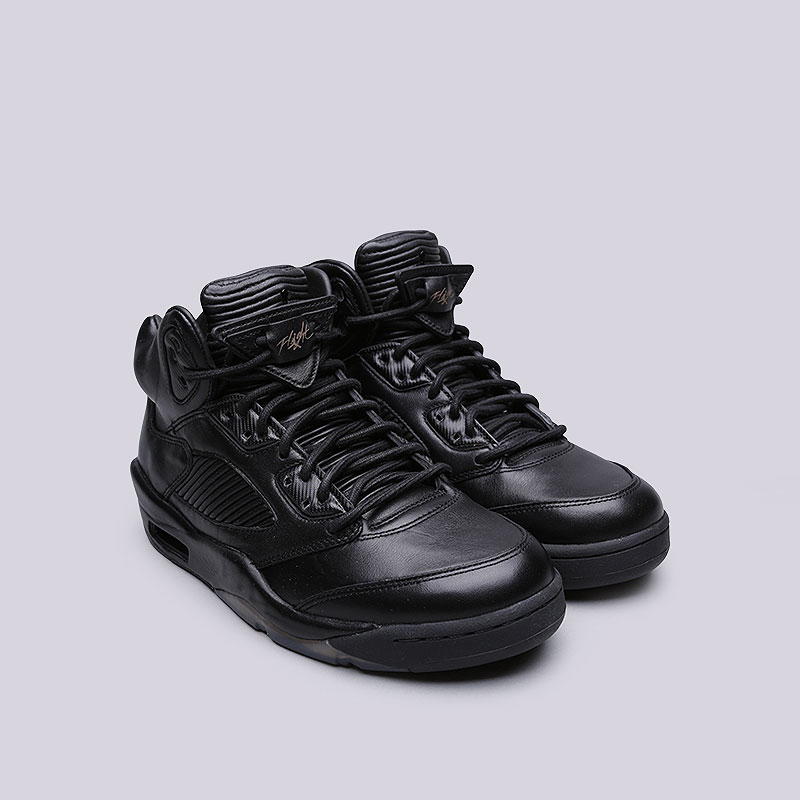 мужские черные кроссовки Jordan V Retro PRM 881432-010 - цена, описание, фото 4