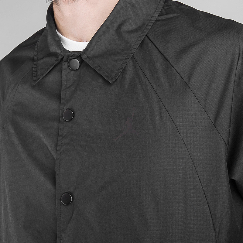 мужская черная куртка Jordan SPORTSWEAR WINGS COACHES 882893-010 - цена, описание, фото 5
