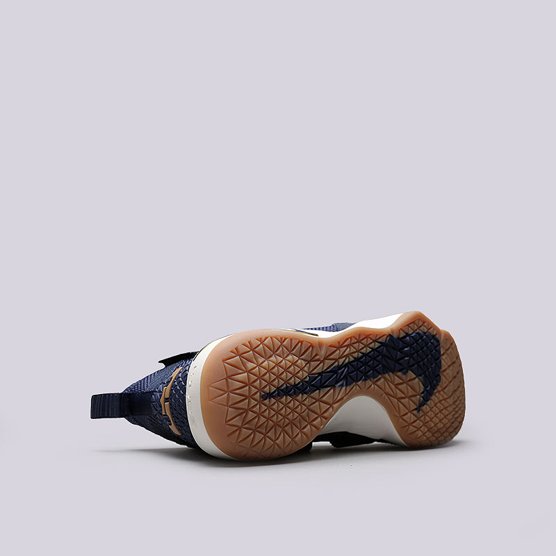 мужские синие баскетбольные кроссовки Nike Lebron Soldier XI 897644-402 - цена, описание, фото 2