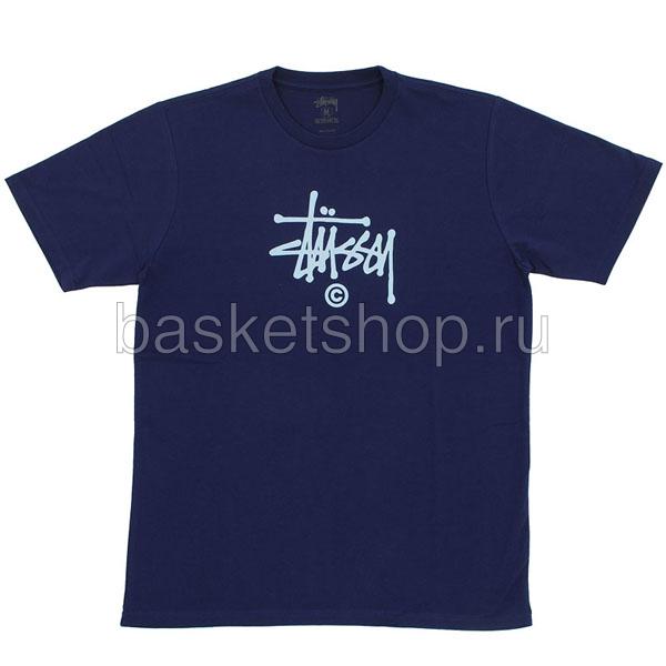 Stussy Футболка (900059-navy/l blue)  - цена, описание, фото 1