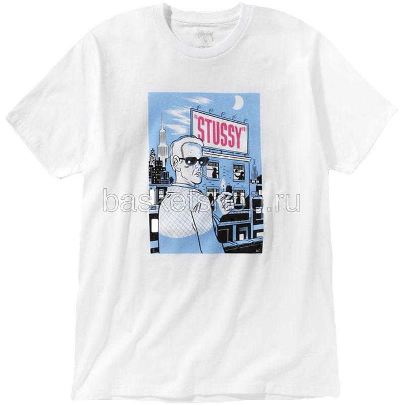 Stussy Футболка (900063-wh/blue)  - цена, описание, фото 1