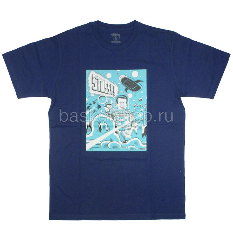 Stussy Футболка (900065-navy/blue)  - цена, описание, фото 1