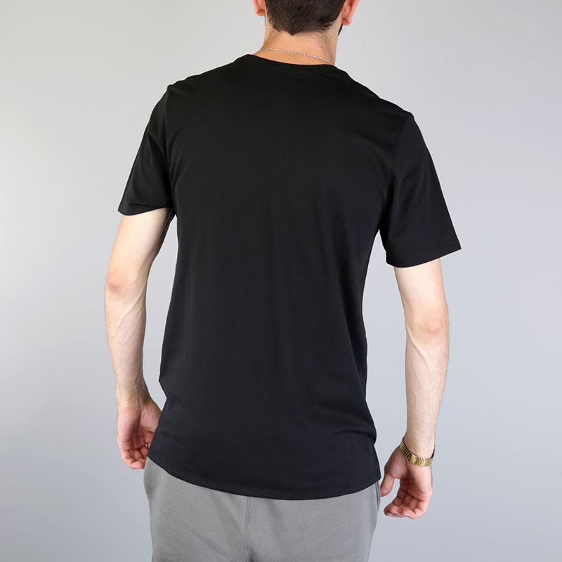 мужская черная футболка Jordan M JSW Tee Modern 2 908436-010 - цена, описание, фото 3