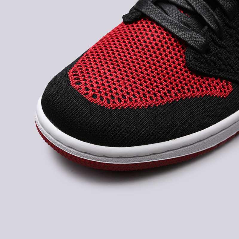 мужские черные кроссовки Jordan 1 Retro High Flyknit 919704-001 - цена, описание, фото 6