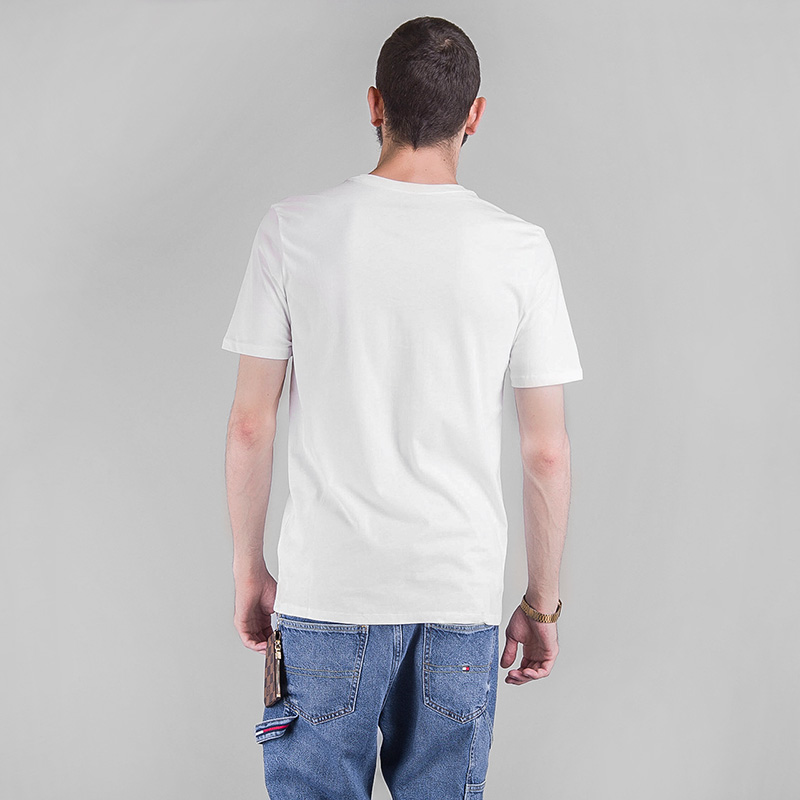 мужская белая футболка Jordan M JSW TEE JUMPMAN P51 CAMO 925809-100 - цена, описание, фото 3