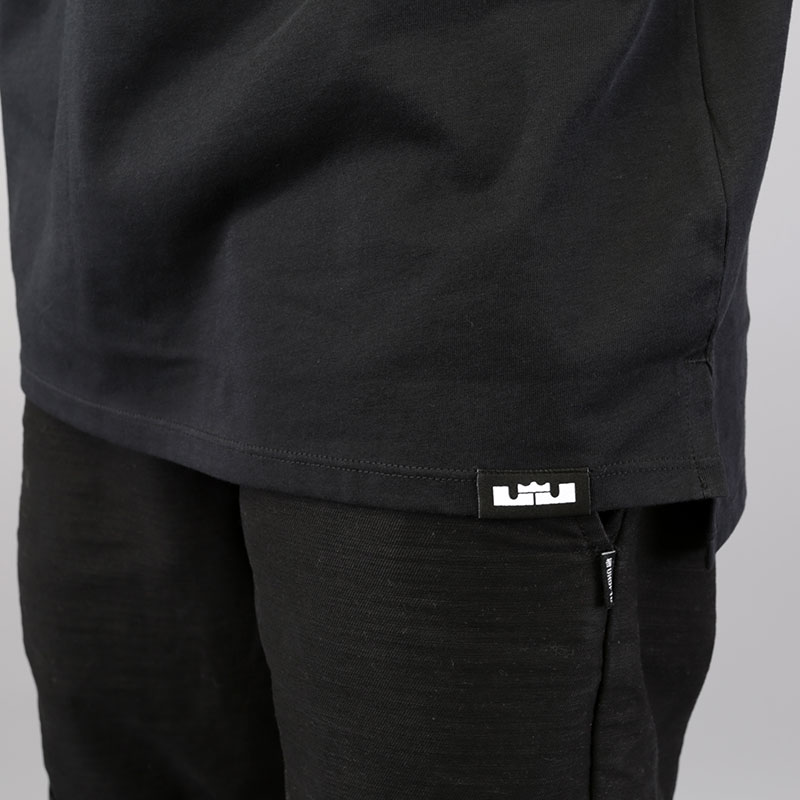 мужская черная футболка Nike Lebron Dry Tee Witness 932447-010 - цена, описание, фото 5