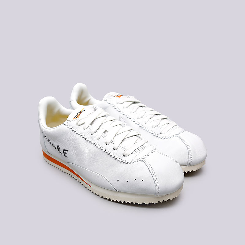  белые кроссовки Nike Classic Cortez KM QS 943088-100 - цена, описание, фото 4
