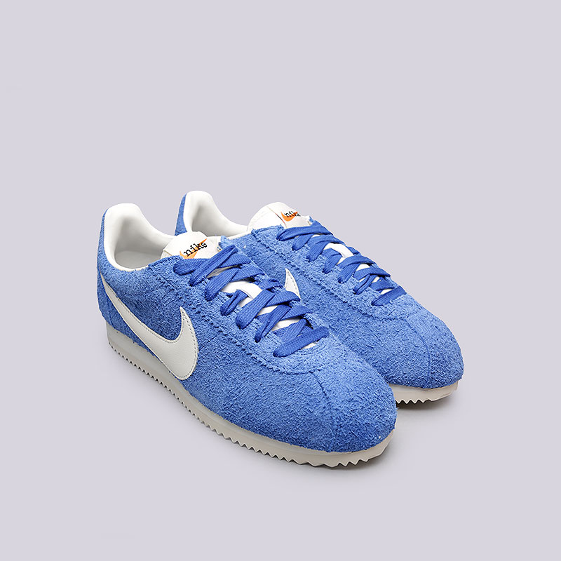  синие кроссовки Nike Classic Cortez KM QS 943088-400 - цена, описание, фото 3