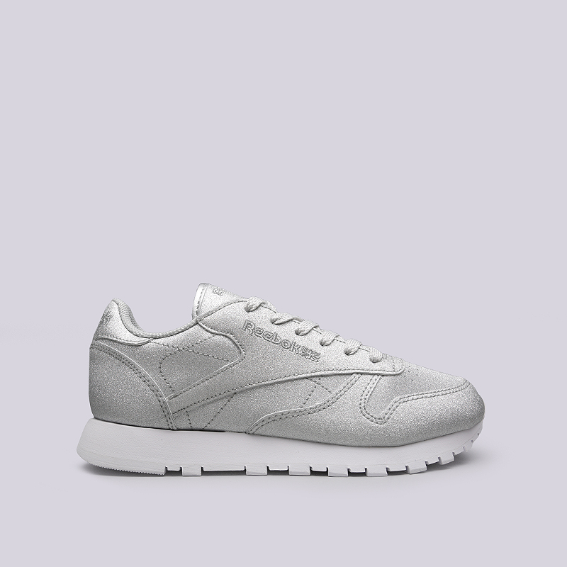 

Кроссовки Reebok CL LTHR SYN, Серебряный