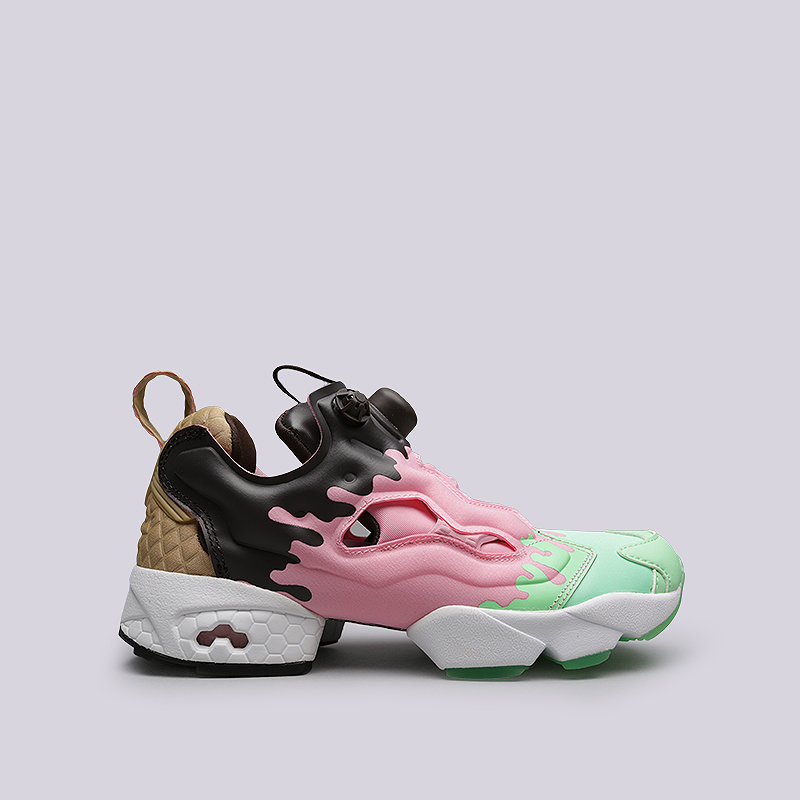 

Кроссовки Reebok Instapump Fury IC, Коричневый;розовый;салатовый