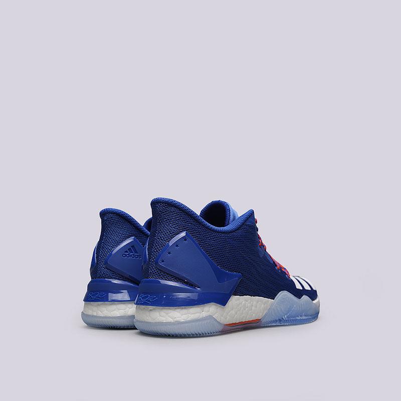 мужские синие баскетбольные кроссовки  adidas D Rose 7 Low BY4499 - цена, описание, фото 3