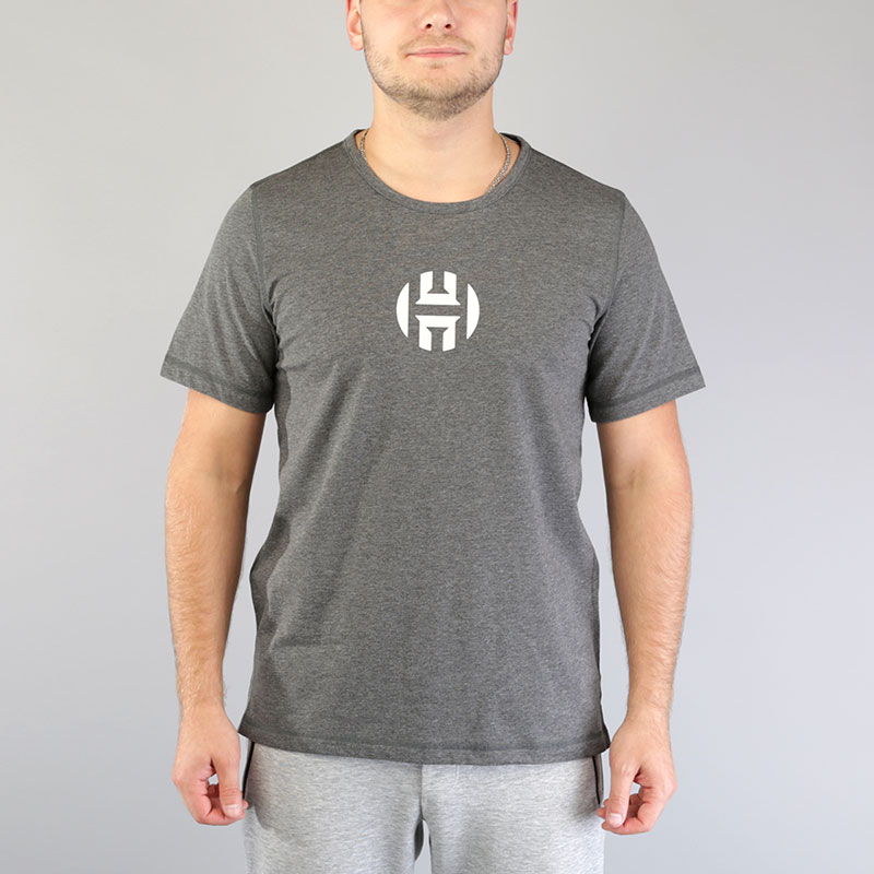 мужская серая футболка adidas HRDN Logo Tee CE7737 - цена, описание, фото 1