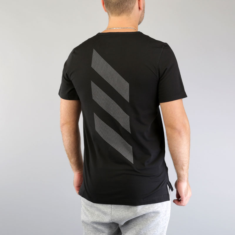 мужская черная футболка adidas HRDN Logo Tee CE9366 - цена, описание, фото 3
