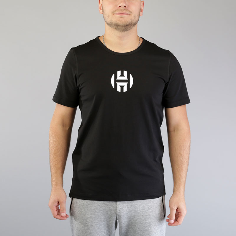мужская черная футболка adidas HRDN Logo Tee CE9366 - цена, описание, фото 1