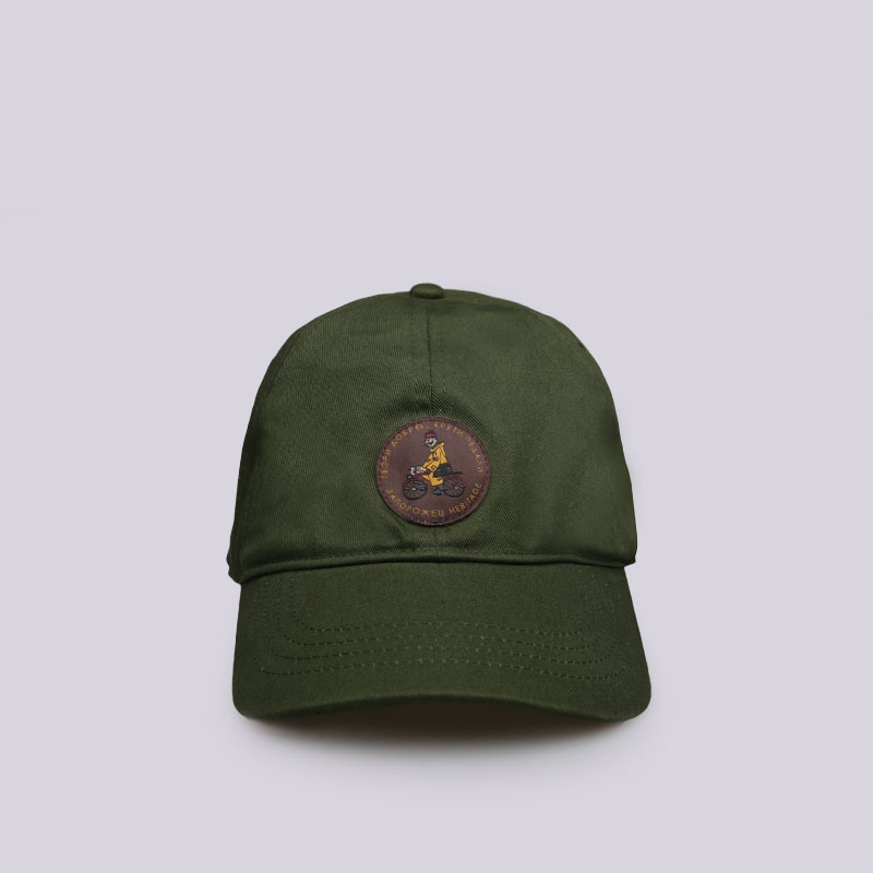  зеленая кепка Запорожец heritage Dobro Dobro-green* - цена, описание, фото 1