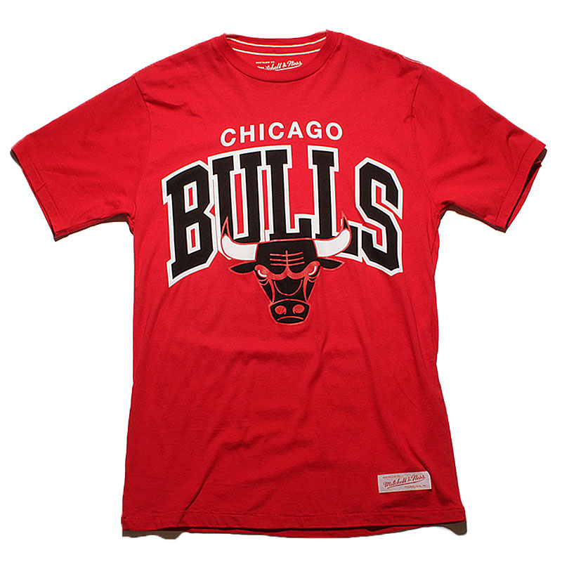 Mitchell and ness Футболка Chicago Bulls (Chicago Bulls-scrlt)  - цена, описание, фото 1