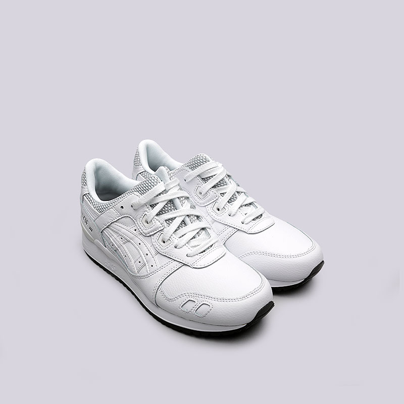 мужские белые кроссовки ASICS Gel-Lyte III HL701-0101 - цена, описание, фото 5