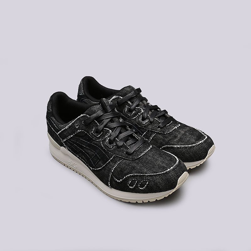 мужские черные кроссовки ASICS Gel-Lyte III HN7L2-9090 - цена, описание, фото 5