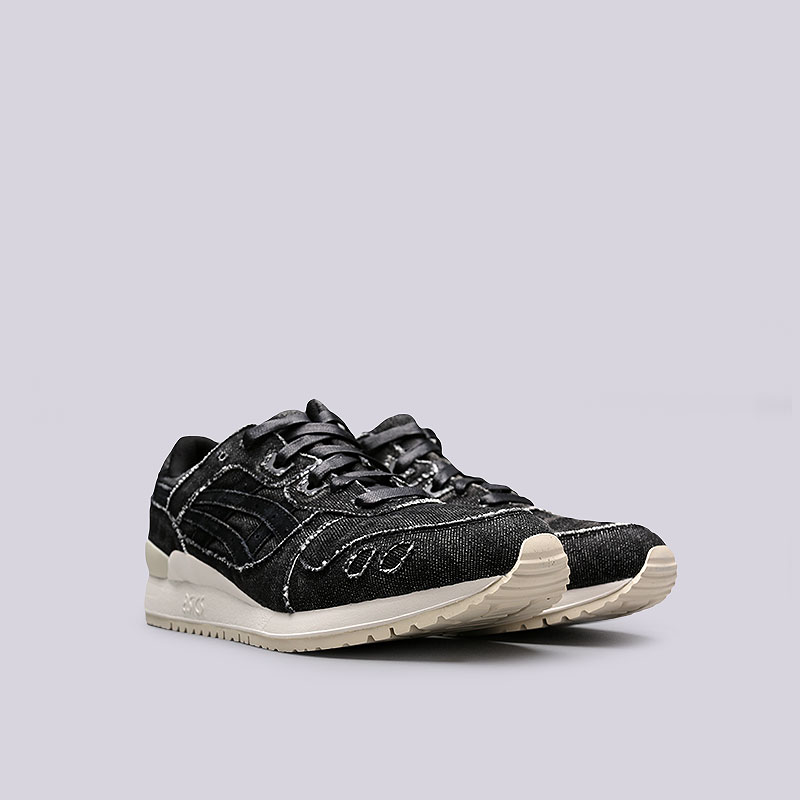 мужские черные кроссовки ASICS Gel-Lyte III HN7L2-9090 - цена, описание, фото 4