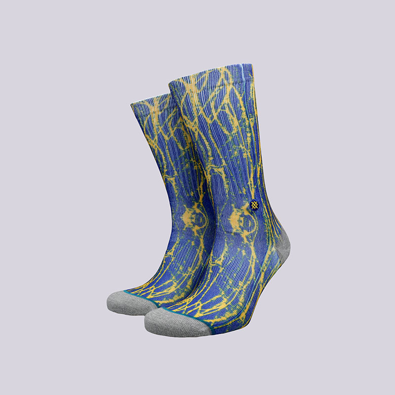 мужские синие носки Stance Scribbles M526A17TSC - цена, описание, фото 1