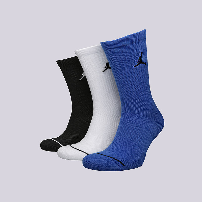 

Носки Jordan Jumpman Crew, Черный;белый;синий