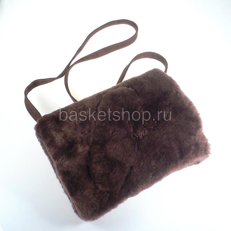   Муфта-сумка 7940-chocolate - цена, описание, фото 1