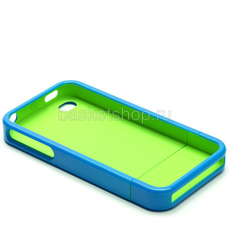 Alkr iPhone 4 Protection Case (iphone4 cs blu/gr)  - цена, описание, фото 2