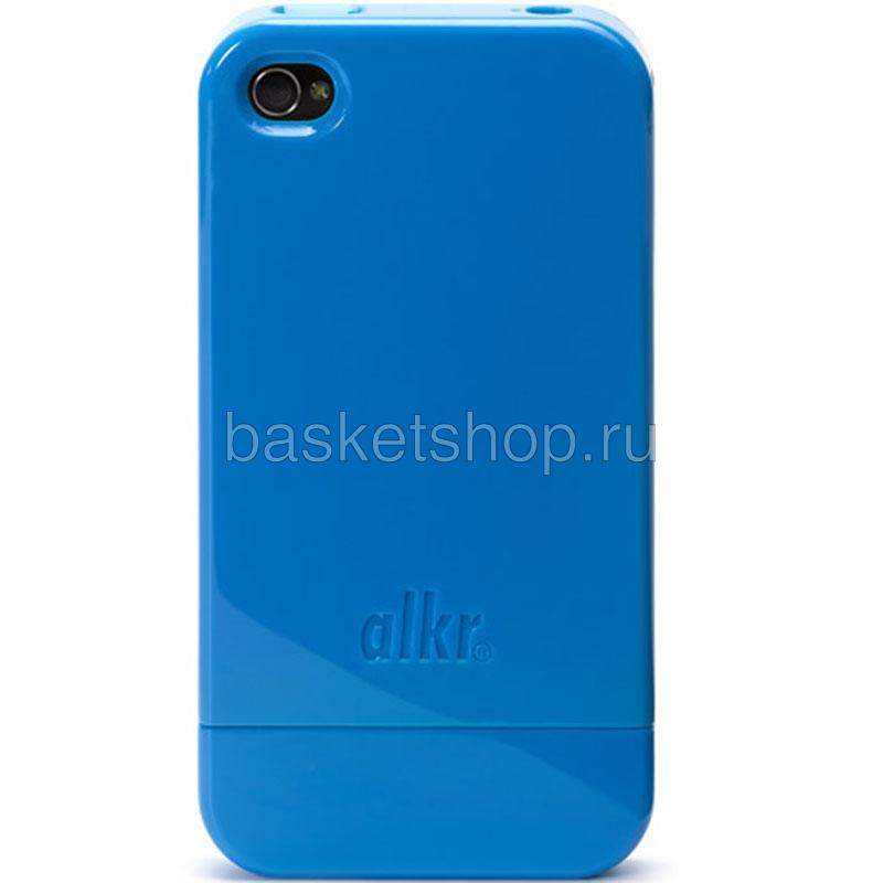 Alkr iPhone 4 Protection Case (iphone4 cs blu/gr)  - цена, описание, фото 1