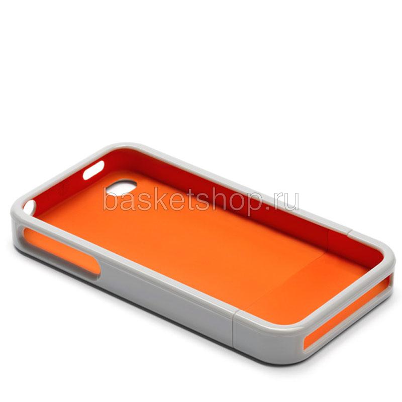 Alkr iPhone 4 Protection Case (iphone4 cs gre/or)  - цена, описание, фото 2