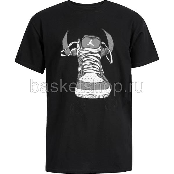 black and silver jordan 1 shirt