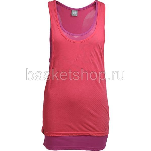 

Майка Gradient double layer tank top, Розовый