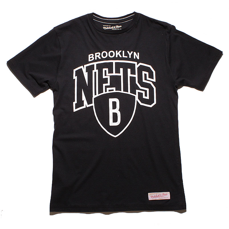 Mitchell and ness Футболка Brooklyn Nets (Brooklyn Nets-black)  - цена, описание, фото 1