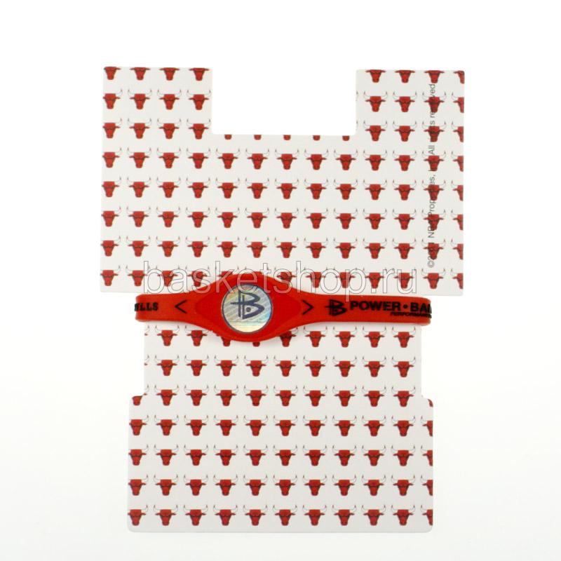Power balance Браслет Power balance Bulls (sil-nbared/blk)  - цена, описание, фото 1
