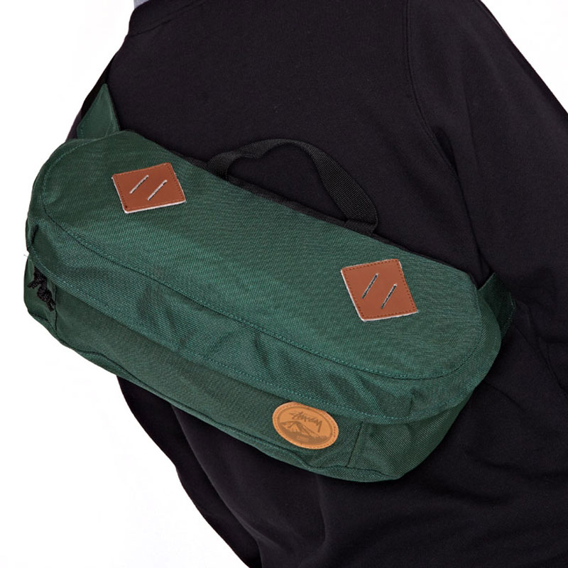 Stussy Сумка Mountain shoulder bag (034641-green)  - цена, описание, фото 1
